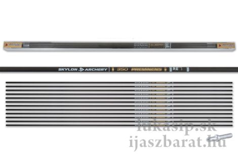 Trubka na šíp Skylon Preminens ID3.2 + pin adaptér a collar / sada 12ks Trubka na šíp Skylon Preminens ID3.2 + pin adaptér a collar / sada 12ks