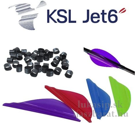 Letky plastové KSL Jet6 1,75" balenie 50ks