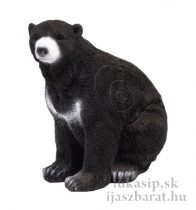 3D malý čierny medveď Booster