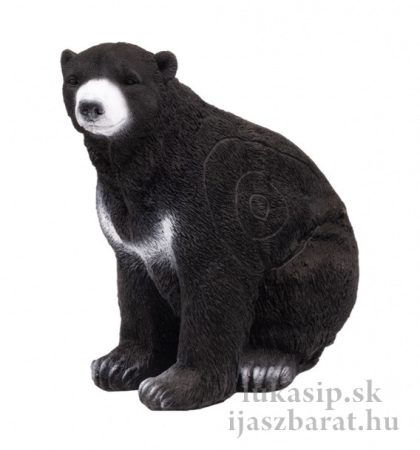 3D malý čierny medveď Booster