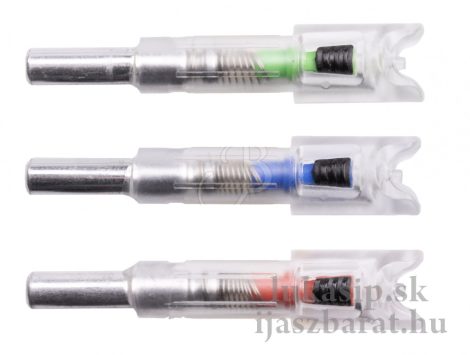 Svietiace končíky Cross-X na šípy do kuše - 3ks